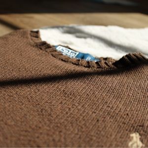 Polo knitted sweater